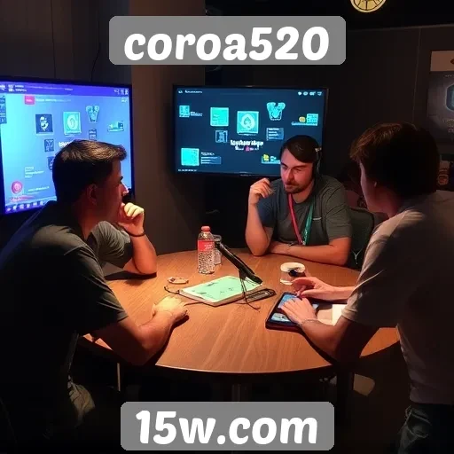 Entrevista com desenvolvedores sobre jogos no coroa520